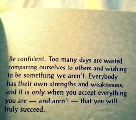 Quotes on being confident in yourself